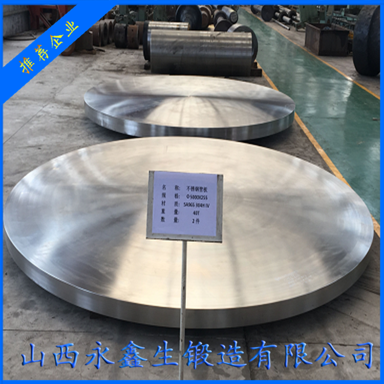 锻造0Cr23Ni13熔炼炉底板毛坯锻件